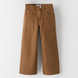 Zara Dyed Brown Pants, size 8